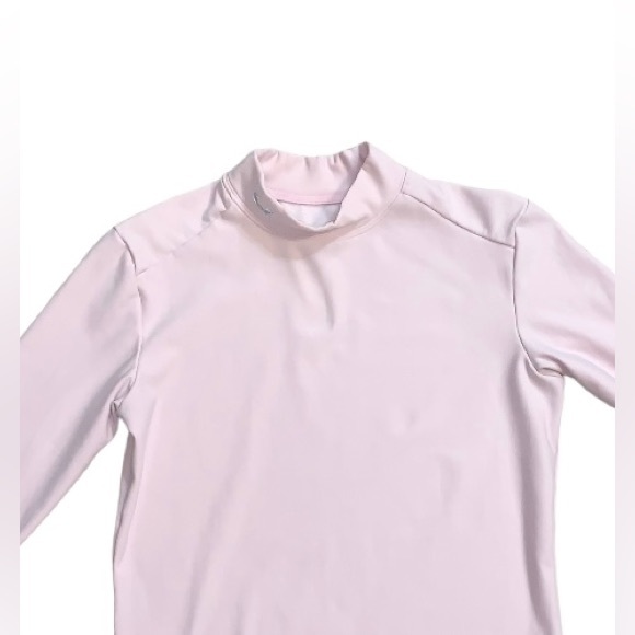 Under Armour light pink Coldgear turtleneck women’s shirt size LARGE L - Picture 7 of 15